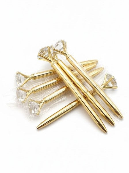 Stylo de luxe au design diamant