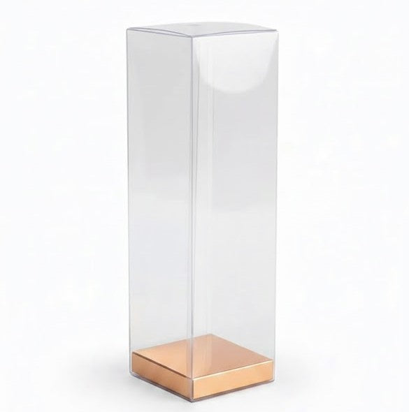 Boîtes PVC Transparent 17x5x5 cm,Sachets à Dragées,pour Bonbonnière,Bougies et cadeaux de fête