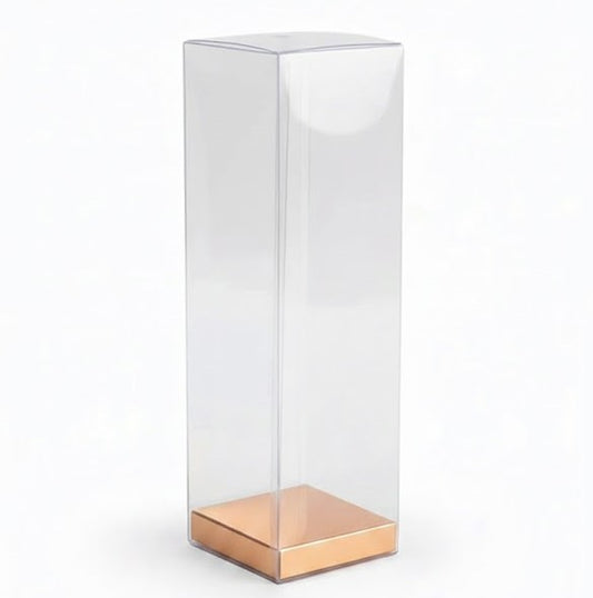 Boîtes PVC Transparent 17x5x5 cm,Sachets à Dragées,pour Bonbonnière,Bougies et cadeaux de fête