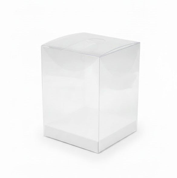 Boîtes PVC Transparent 9x9x12 cm,Sachets à Dragées,pour Bonbonnière,Bougies et cadeaux de fête