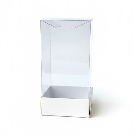 Boîtes PVC Transparent 5x5x10 cm,Sachets à Dragées,pour Bonbonnière,Bougies et cadeaux de fête