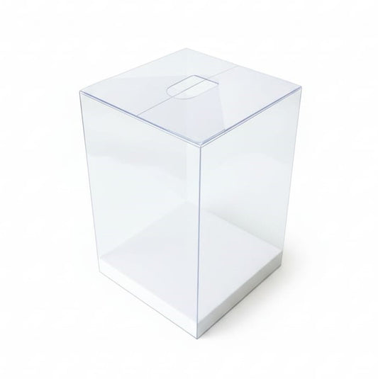 Boîtes PVC Transparent6x6x10 cm,Sachets à Dragées,pour Bonbonnière,Bougies et cadeaux de fête