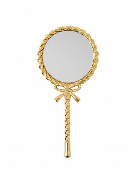 mini-miroir décorative dorée