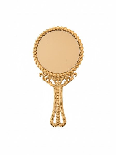 mini-miroir décorative dorée