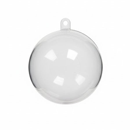Boule en plastique transparente
