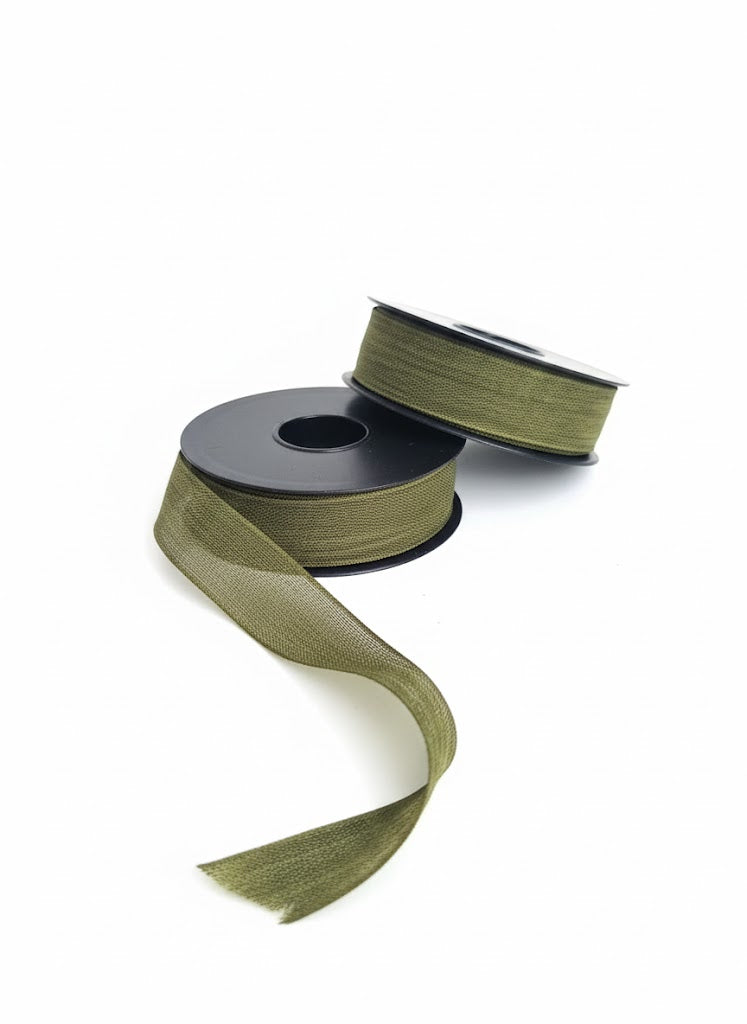 ruban vert olive