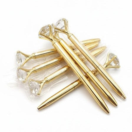 Stylo de luxe au design diamant